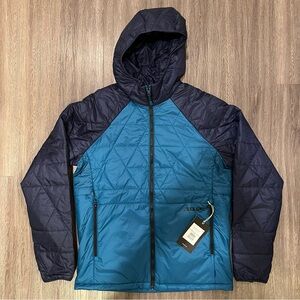 NEW Burton Men’s Versatile Heat Hooded Insulated Synthetic Jacket - Blue Medium